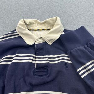 IZOD Rugby Shirt Striped Long Sleeve Collared Casual Top Mens XL
